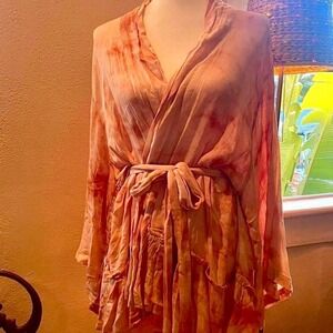 Fairycore whimsical shawl mini dress